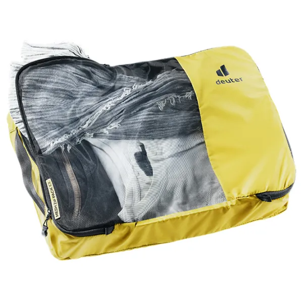 Чехол для одежды Deuter Mesh Zip Pack 10 л / Hейлон / Куркума - черная photo 2