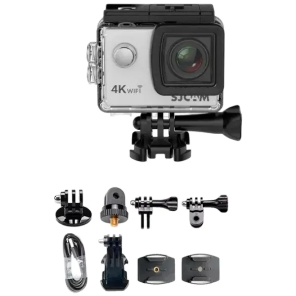 Cameră action SJCAM SJ4000 WiFi 12 MP / 900 mAh / Silver photo 5