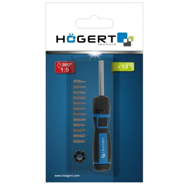 Набор бит Hoegert HT1S215 Количество в наборе - 13 photo 3