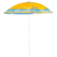 Umbrelă de grădină Strend Pro Beach Blue Yellow