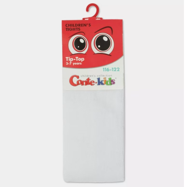 Колготки для девочек Conte Kids TIP-TOP 128 - 134 / Белый photo 2