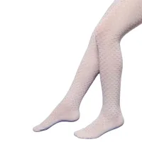 Colanți pentru fete Conte Kids TIP-TOP 104 - 110 / White