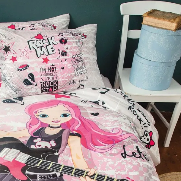 Lenjerie de pat Issimo Home Rocker Single Ranfors photo 3 Lenjerie de pat Issimo Home Rocker Single Ranfors photo 3