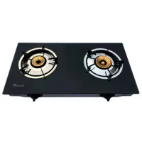 Газовая варочная панель Tornado B-002C Glass LPG Закаленное стекло / Черный
