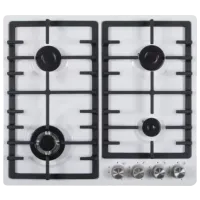 Plită încorporabilă pe gaz Backer BCE-EN 4500 W Metal / White