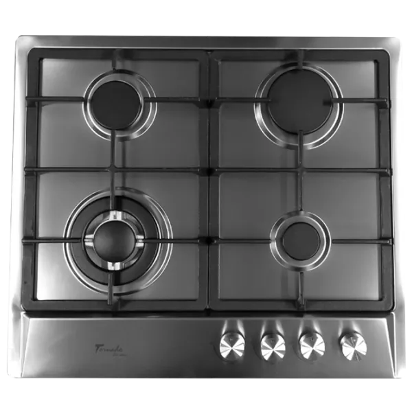 Plită încorporabilă pe gaz Tornado HM-46018 Eco Inox / Inox photo 1 Plită încorporabilă pe gaz Tornado HM-46018 Eco Inox / Inox photo 1