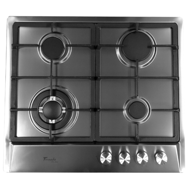 Plită încorporabilă pe gaz Tornado HM-46018 Eco Inox / Inox photo 1 Plită încorporabilă pe gaz Tornado HM-46018 Eco Inox / Inox photo 1