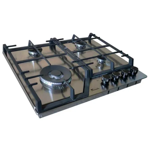 Plită încorporabilă pe gaz Tornado TRCB-1460 Inox / Inox photo 2 Plită încorporabilă pe gaz Tornado TRCB-1460 Inox / Inox photo 2