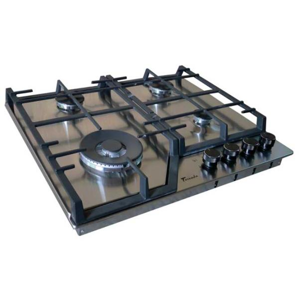 Plită încorporabilă pe gaz Tornado TRCB-1460 Inox / Inox photo 2 Plită încorporabilă pe gaz Tornado TRCB-1460 Inox / Inox photo 2