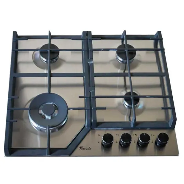 Plită încorporabilă pe gaz Tornado TRCB-1460 Inox / Inox photo 3 Plită încorporabilă pe gaz Tornado TRCB-1460 Inox / Inox photo 3