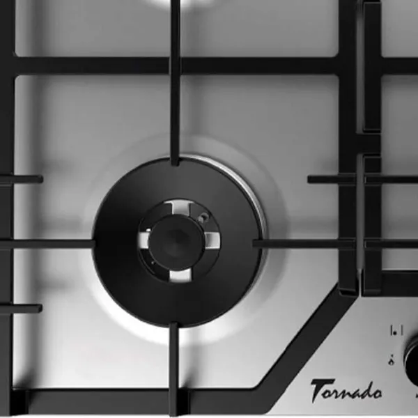 Plită încorporabilă pe gaz Tornado TRCB-1460 Inox / Inox photo 4 Plită încorporabilă pe gaz Tornado TRCB-1460 Inox / Inox photo 4