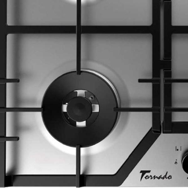 Plită încorporabilă pe gaz Tornado TRCB-1460 Inox / Inox photo 4 Plită încorporabilă pe gaz Tornado TRCB-1460 Inox / Inox photo 4