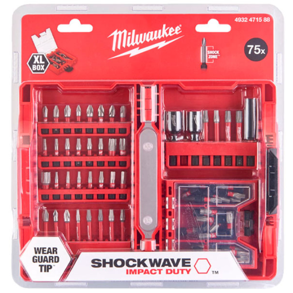Набор бит Milwaukee 4932471588  Количество в наборе - 75 photo 3