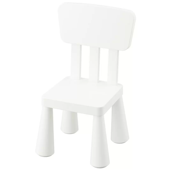 Scaun pentru copii Ikea Mammut  / White photo 1