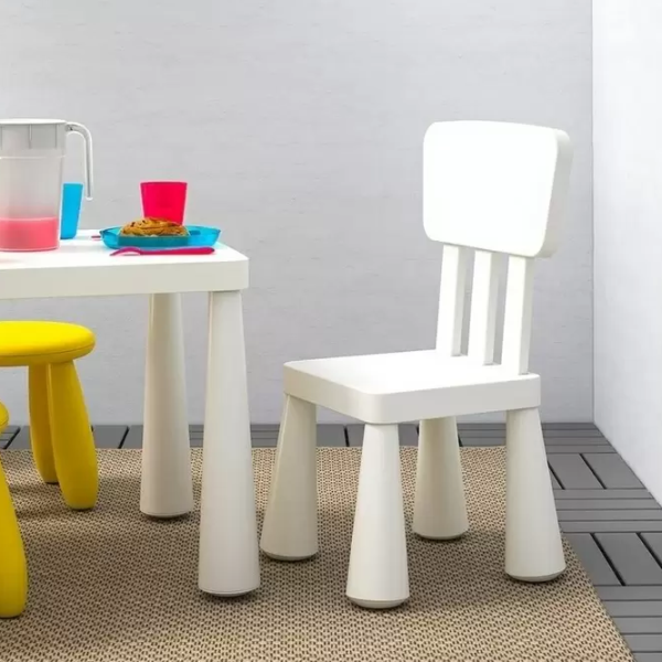 Scaun pentru copii Ikea Mammut  / White photo 2