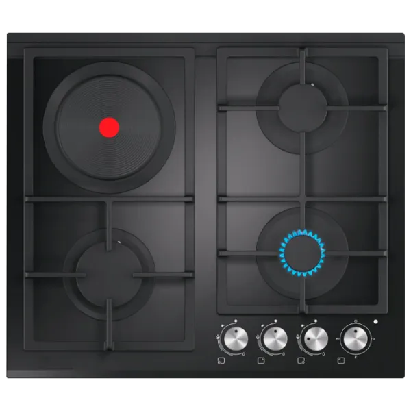 Plită încorporabilă pe gaz Tornado LVT- 3G1E GL Sticlă călită / Black photo 1 Plită încorporabilă pe gaz Tornado LVT- 3G1E GL Sticlă călită / Black photo 1