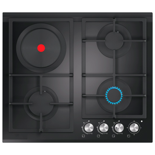 Plită încorporabilă pe gaz Tornado LVT- 3G1E GL Sticlă călită / Black photo 1 Plită încorporabilă pe gaz Tornado LVT- 3G1E GL Sticlă călită / Black photo 1