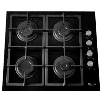 Газовая варочная панель Tornado BRD-60 4G GL Закаленное стекло / Черный
