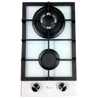 Газовая варочная панель Tornado XFG 3023 WH TURBO Закаленное стекло / Белый