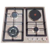 Газовая варочная панель Tornado TEXTUR6045 COMBI Нержавеющая сталь