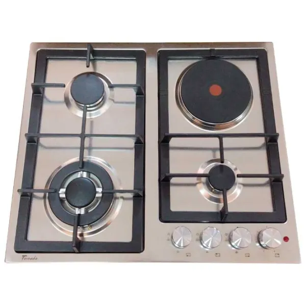 Plită încorporabilă pe gaz Tornado TEXTUR6045 COMBI Inox photo 3