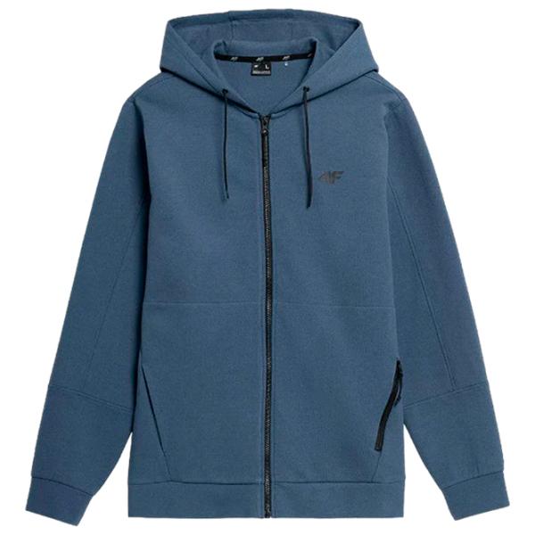 Hanorac pentru bărbați 4F h4l22-blm019  Drept / Blue photo 1 Hanorac pentru bărbați 4F h4l22-blm019  Drept / Blue photo 1