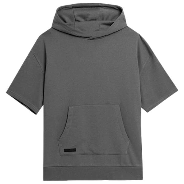 Hanorac pentru bărbați 4F 4Fss23tswsm263  Drept / Anthracite photo 1 Hanorac pentru bărbați 4F 4Fss23tswsm263  Drept / Anthracite photo 1