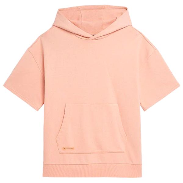 Hanorac pentru bărbați 4F 4Fss23tswsm263  Drept / Coral photo 1