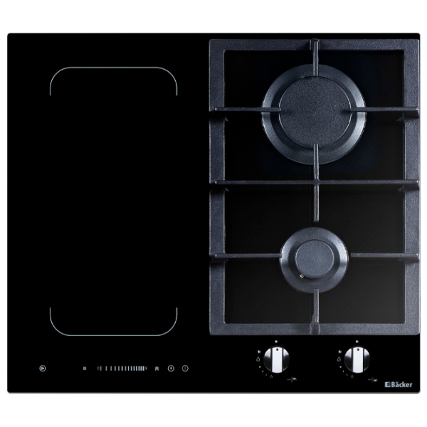 Plită încorporabilă combinată Backer HMB-622IND9FLEX Black photo 1