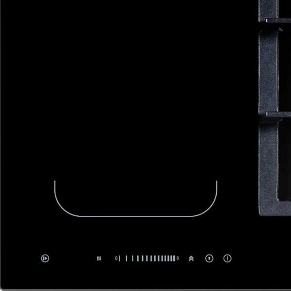 Plită încorporabilă combinată Backer HMB-622IND9FLEX Black photo 3