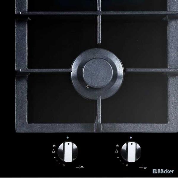 Plită încorporabilă combinată Backer HMB-622IND9FLEX Black photo 4