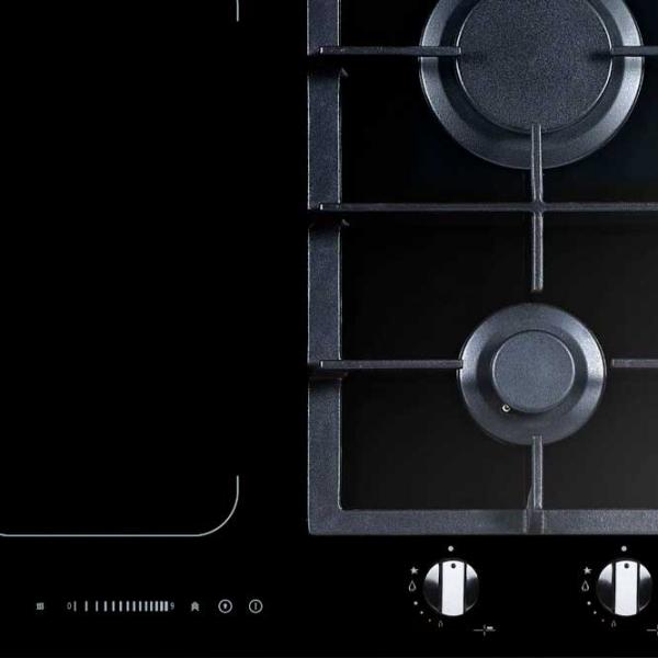 Plită încorporabilă combinată Backer HMB-622IND9FLEX Black photo 5