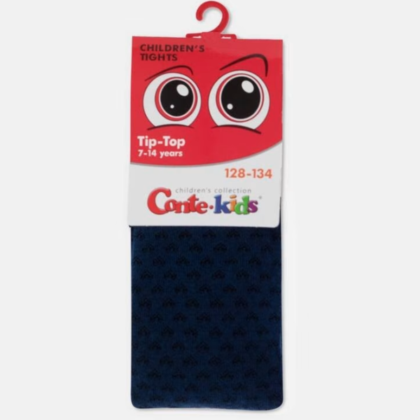 Колготки для девочек Conte Kids TIP-TOP 128 - 134 / Тёмно синий photo 2