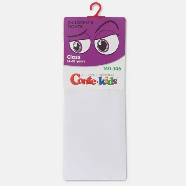 Колготки для девочек Conte Kids Class 140 - 146 / Белый photo 2
