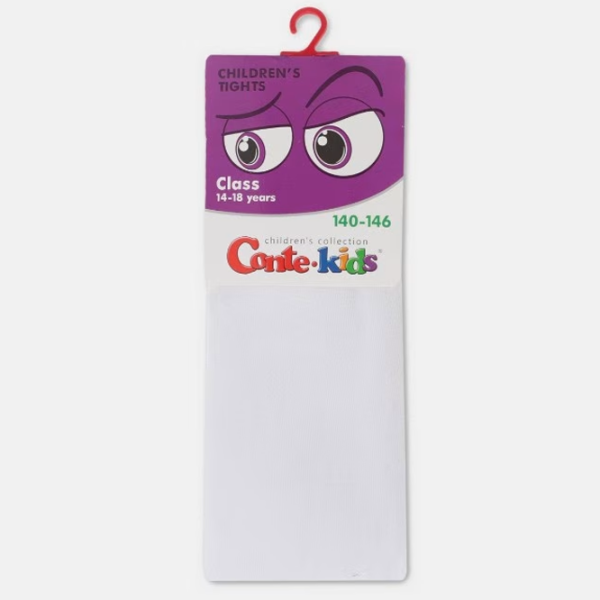 Колготки для девочек Conte Kids Class 140 - 146 / Белый photo 2