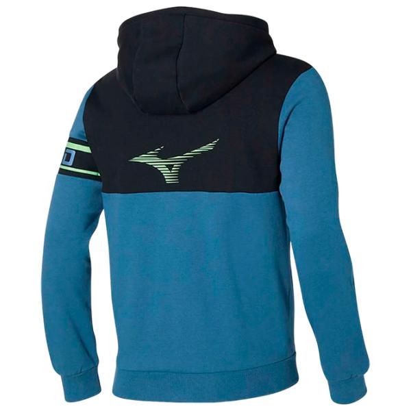 Hanorac pentru bărbați Mizuno Sweat jacket  Drept / Blue photo 3 Hanorac pentru bărbați Mizuno Sweat jacket  Drept / Blue photo 3