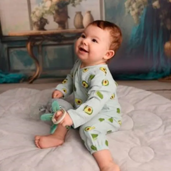Salopetă pentru băieți New Baby Avocado 74 / Green photo 2