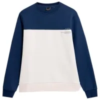 Hanorac pentru bărbați 4F 4Fss23tswsm226  Drept / Beige