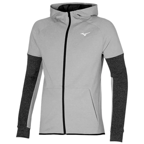 Hanorac pentru bărbați Mizuno Rb sweat hoodie  Drept / Gray photo 1 Hanorac pentru bărbați Mizuno Rb sweat hoodie  Drept / Gray photo 1