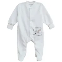 Salopetă pentru băieți Minikin Cars 56 / White