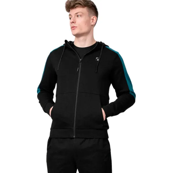 Толстовка для мужчин 4F h4l22-blm010  Прямой / Черный photo 3