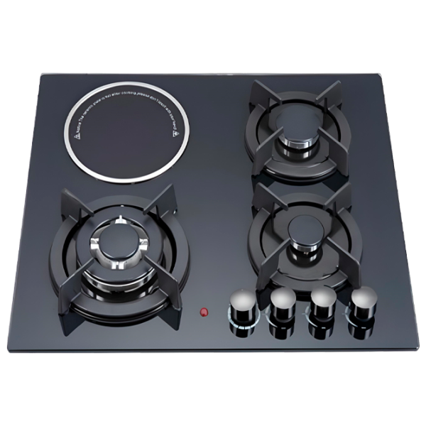Plită încorporabilă combinată Backer HMB-603G1RAD Black photo 1