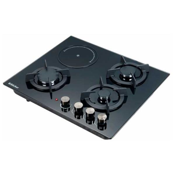 Plită încorporabilă combinată Backer HMB-603G1RAD Black photo 2