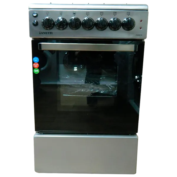 Плита Zanetti Z50 EIX Газовая/ Нержавеющая сталь/  photo 1