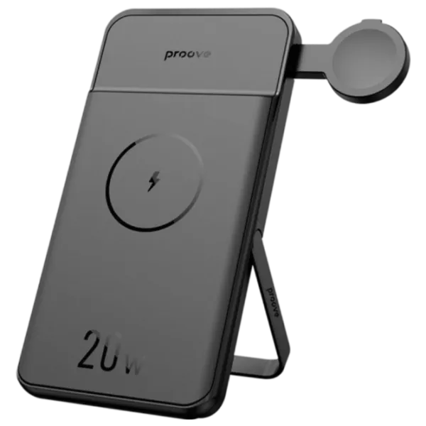 Power Bank Proove Power Stand 2 in 1 10000 mAh/ Black photo 1