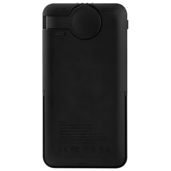 Power Bank Proove Power Stand 2 in 1 10000 mAh/ Black photo 3