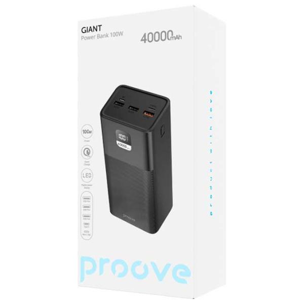 Power Bank Proove Giant 40000 мАч/ Черный photo 4
