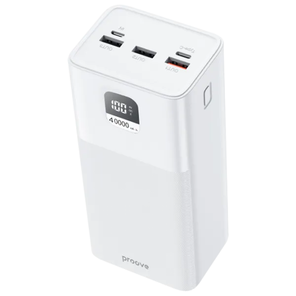 Power Bank Proove Giant 40000 мАч/ Белый photo 1 Power Bank Proove Giant 40000 мАч/ Белый photo 1