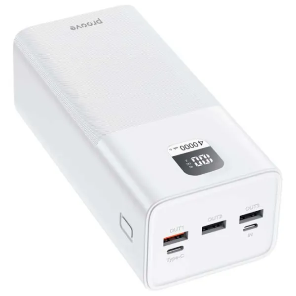 Power Bank Proove Giant 40000 мАч/ Белый photo 3 Power Bank Proove Giant 40000 мАч/ Белый photo 3