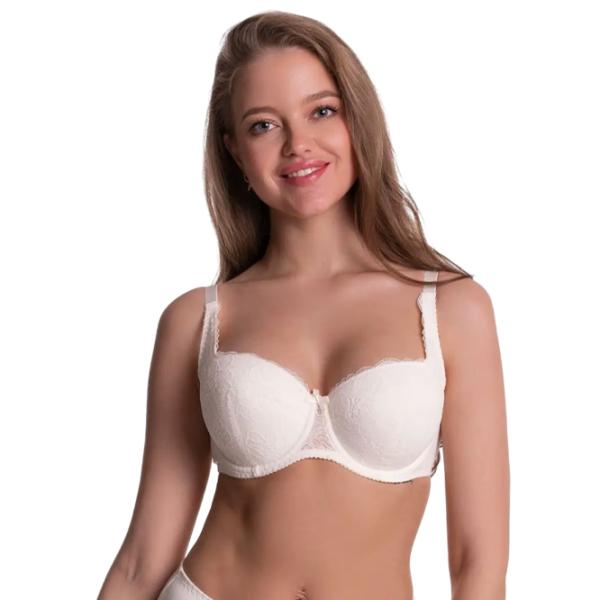 Sutien pentru femei Milavitsa 129300  90D / White / Balconette  photo 1